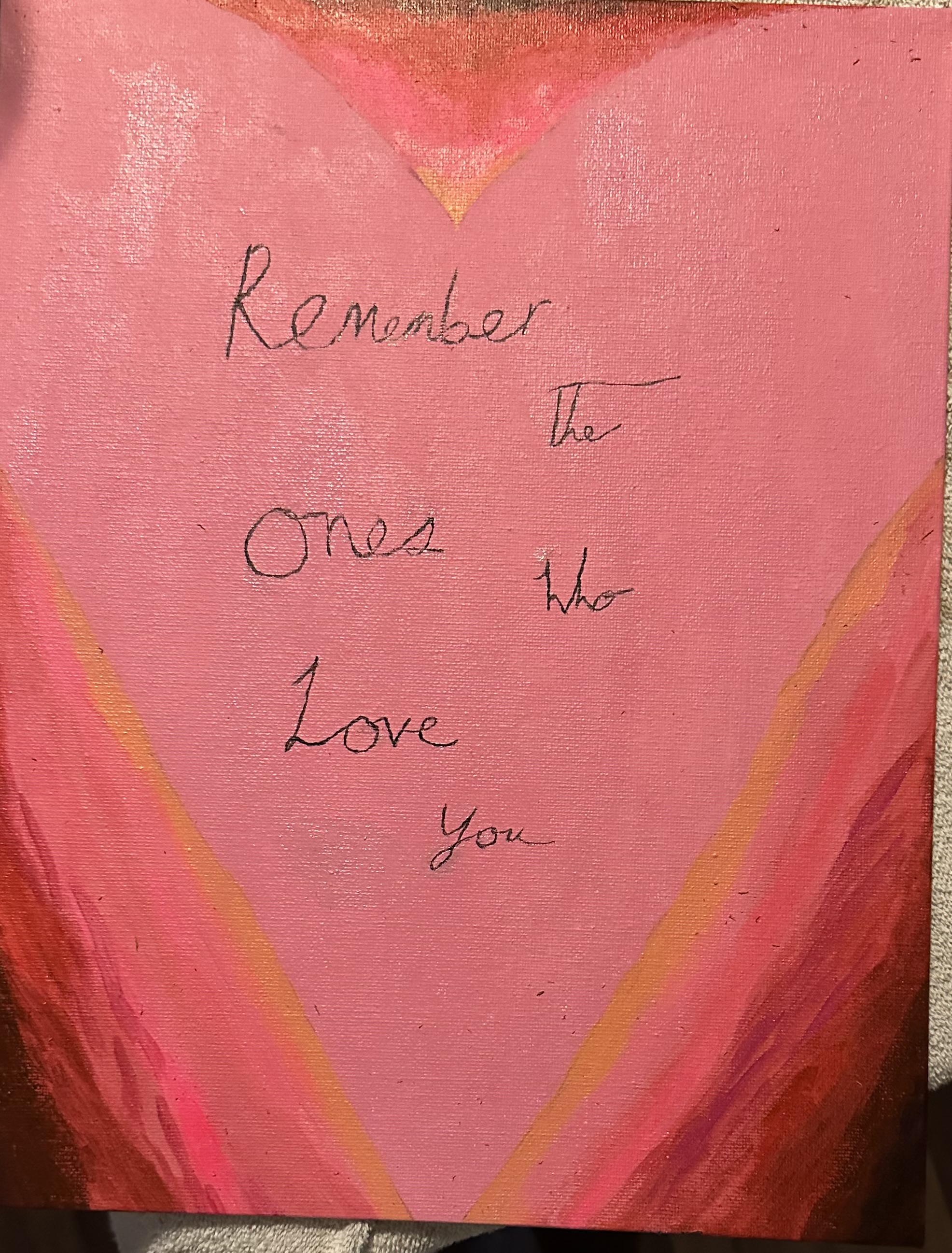 Remember love sign artwork